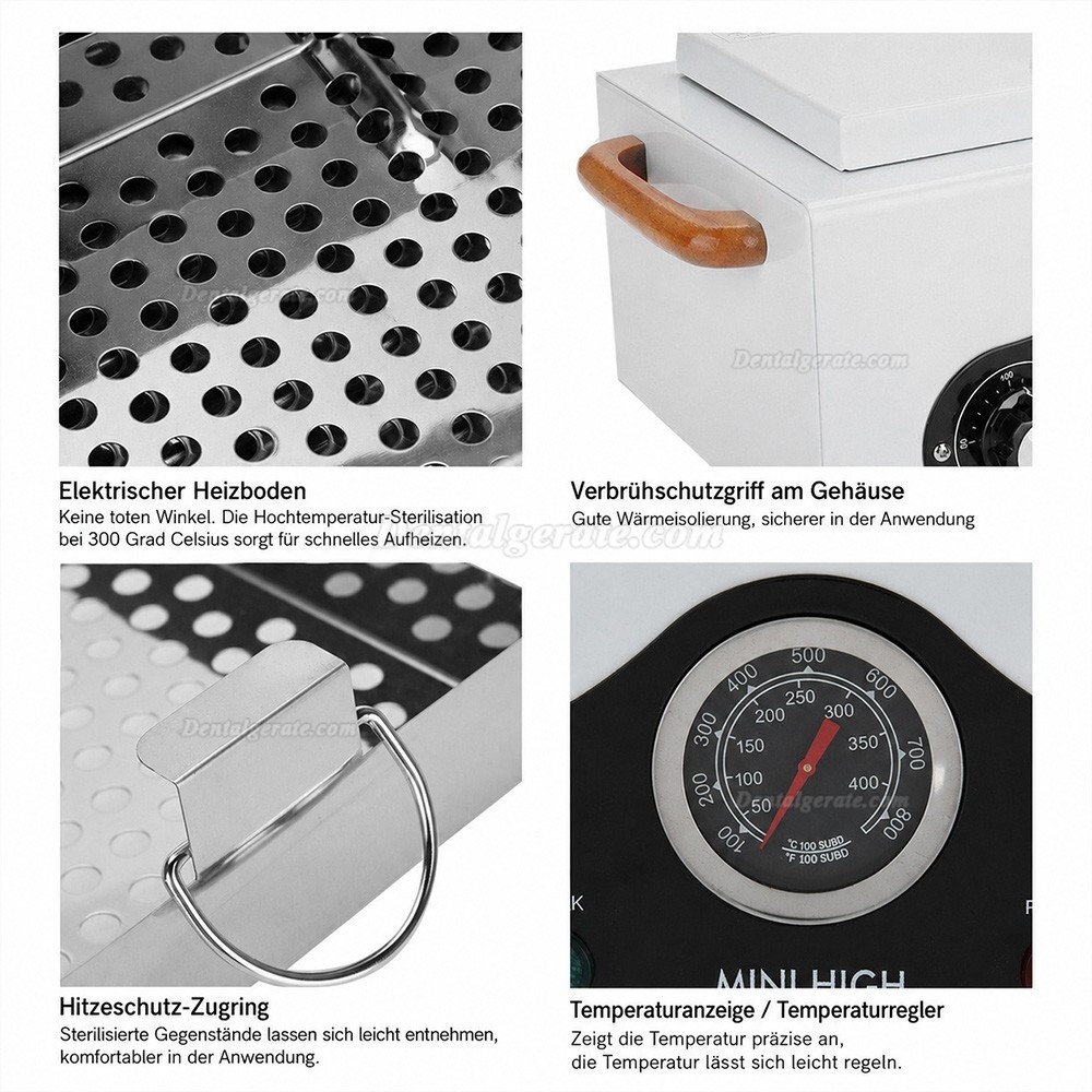 NOVA&reg; FMX-7-5 Zahnheilkunde-Trockenhitze-Sterilisator Medizinische Tierarzt-T&auml;towierung mit Temperaturregelung / Display